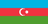 The flag of Azerbaijan features three equal horizontal bands of blue, red and green, with a white fly-side facing crescent and eight-pointed star centered in the red band.