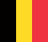 The flag of Belgium is composed of three equal vertical bands of black, yellow and red.