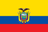 The flag of Ecuador is composed of the horizontal bands of yellow, blue and red, with the yellow band twice the height of the other two bands. The Ecuadorian coat of arms is superimposed in the center of the field.