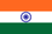 The flag of India is composed of three equal horizontal bands of saffron, white and green. A navy blue wheel with twenty-four spokes — the Ashoka Chakra — is centered in the white band.
