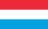 The flag of Luxembourg is composed of three equal horizontal bands of red, white and light blue.