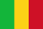 The flag of Mali is composed of three equal vertical bands of green, yellow and red.