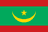 The flag of Mauritania has a green field with a thin red horizontal band at the top and bottom of the field. At the center of the field is a five-pointed yellow star above an upward facing yellow crescent.