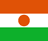The flag of Niger features three equal horizontal bands of orange, white and green, with an orange circle centered in the white band.