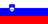 The flag of Slovenia is composed of three equal horizontal bands of white, blue and red. The national coat of arms is situated in the upper hoist side of the field centered on the boundary between the white and blue bands.