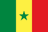 The flag of Senegal is composed of three equal vertical bands of green, golden-yellow and red, with a five-pointed green star centered in the golden-yellow band.